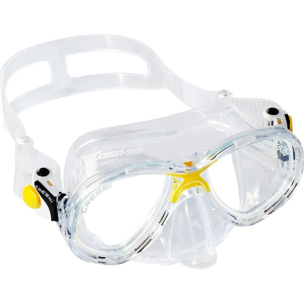 Cressi Marea Jr dive mask in yellow