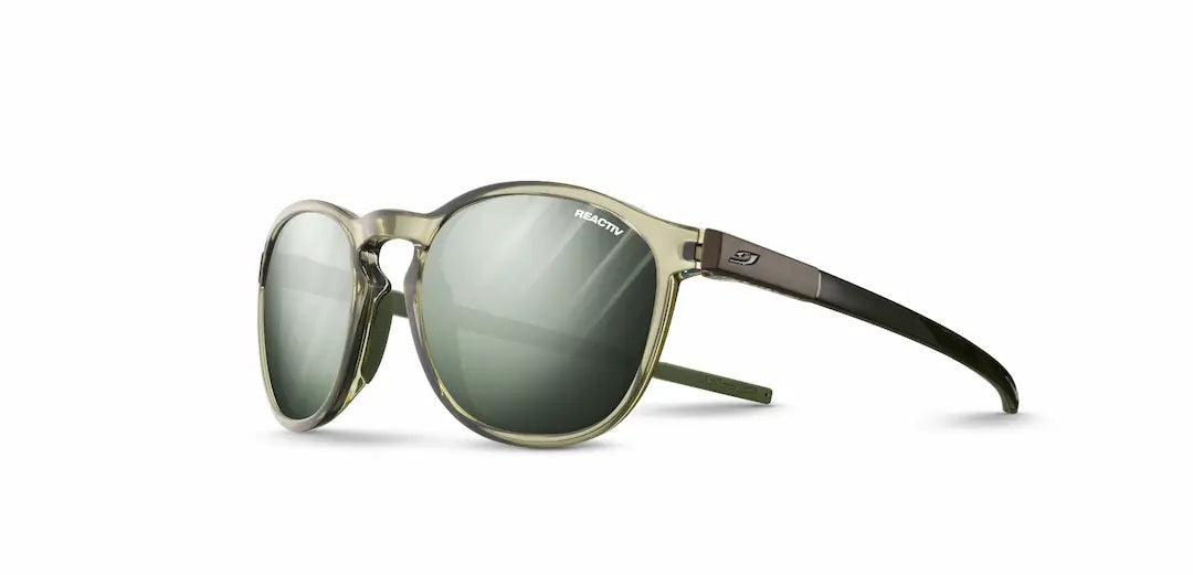 Julbo Shine L sunglasses in army with reactiv 1-3 glare control lenses