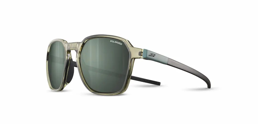Julbo Drive sunglasses in army green with polarized lenses
