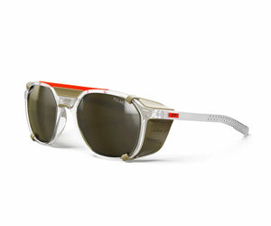 White-Brown frame/Spectron 3 Polarized lenses