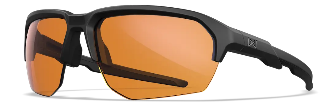 Wiley-X Jakl sunglasses in black with 3 lens set
