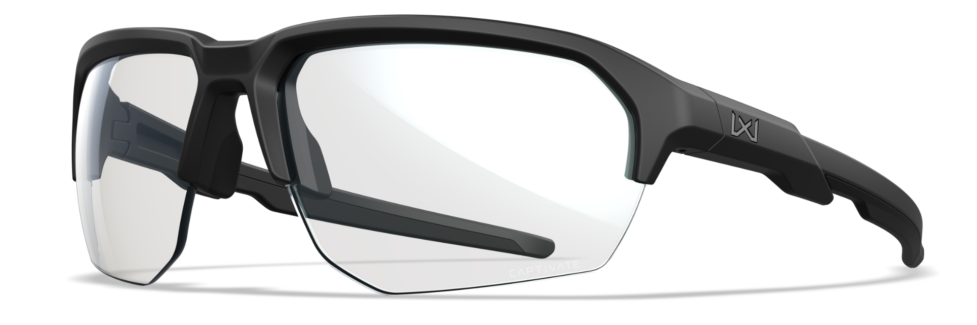 Wiley-X Jakl Matte Black/Clear lenses