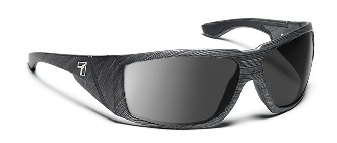 7Eye by Panoptx Jordan Dark Tortoise/Polarized SharpView Gray Prescription Sunglasses