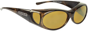 Brown Marble frame/Yellow Polarized lenses