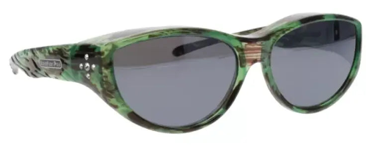 Jonathan Paul Chic Kitty fit over sunglasses in Emerald