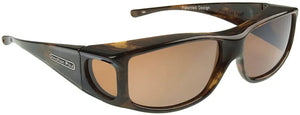 Brown Marble frame/Amber Polarized Lenses