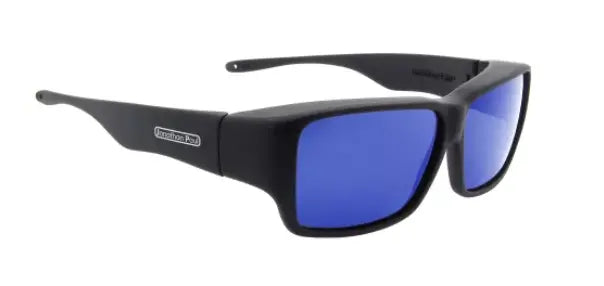 Jonathan Paul Fitover sunglasses in Black with blue mirror