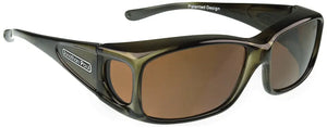 Olive Charcoal frame/Amber Polarized lenses