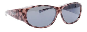 Pink Demi frame/Polarized Gray lenses