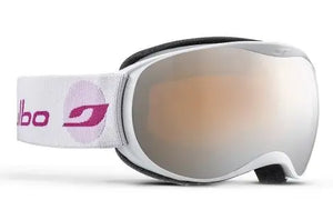 White-Pink frame Spectron 3 Silver Flash lenses