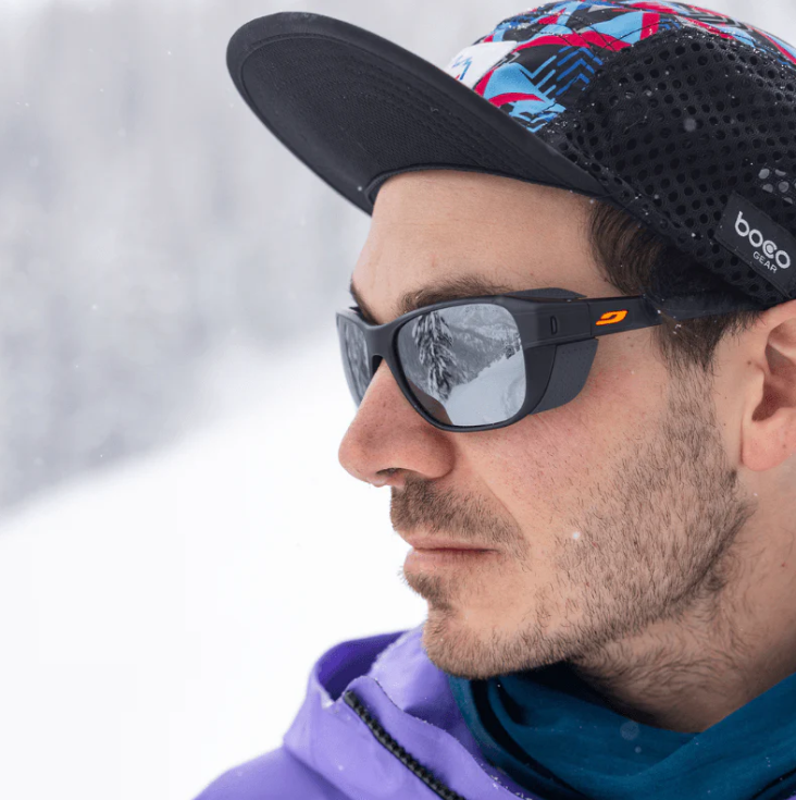 Person wearing Julbo Camino sunglasses