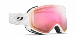 White goggle/REACTIV (light changing) 1-3 High Contrast lenses