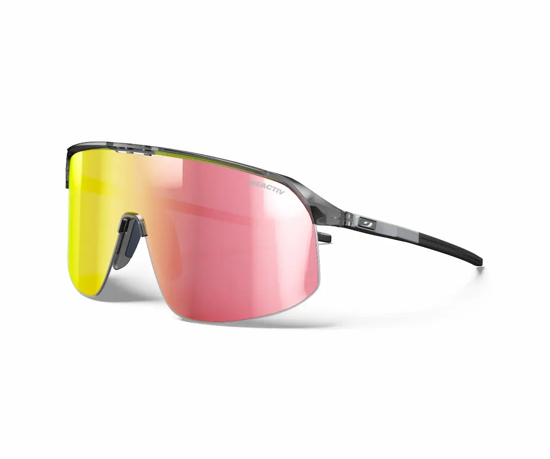 Julbo Density sunglasses in black with light changing amplifier lenses