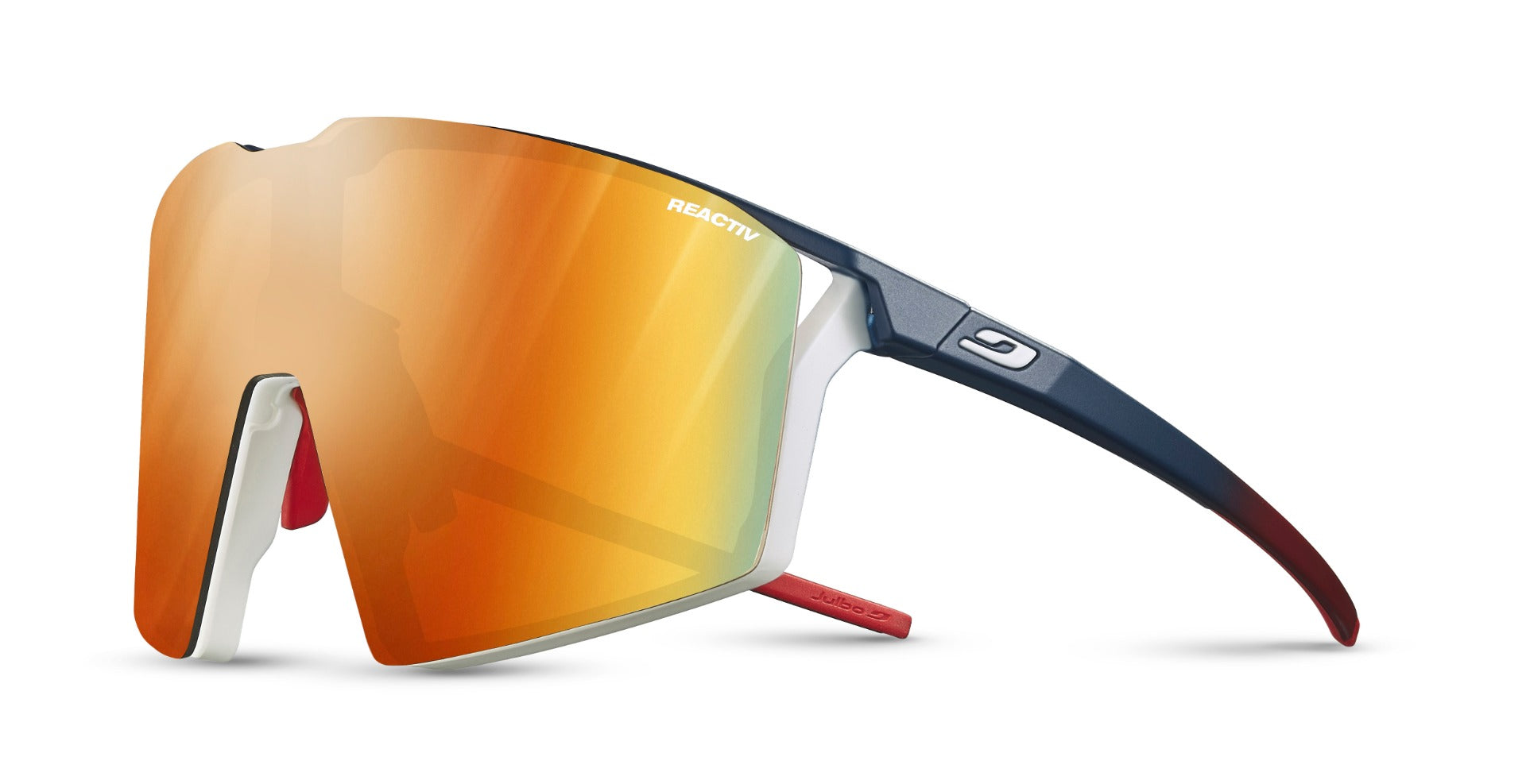 Julbo Edge Matte Blue-White-Red/Reactiv 1-3 High Contrast 
