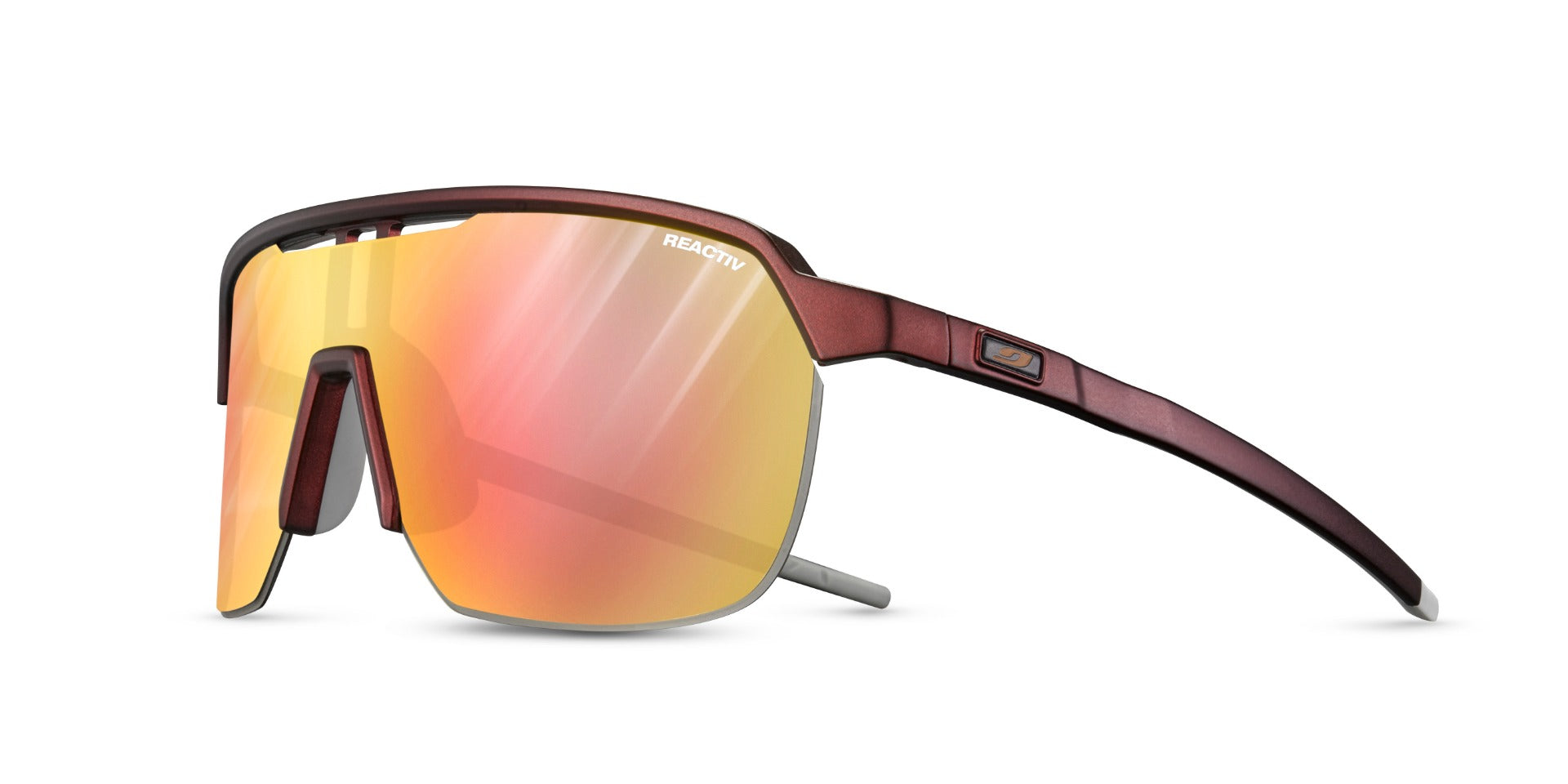 Julbo Frequency Burgundy-Light Gray/Reactiv 1-3 Light Amplifier