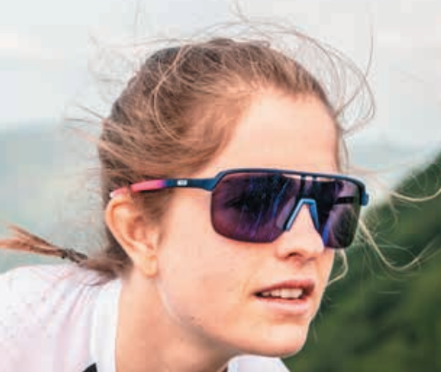 Person wearing Julbo Frequency sunglasses