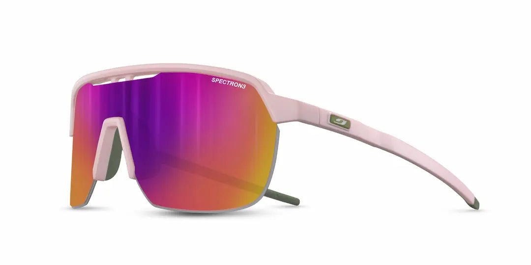 Julbo Frequency sunglasses in pink with green lenses