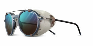 Translucent Blue-Gray frame/Reactiv 2-4 (light changing) lenses