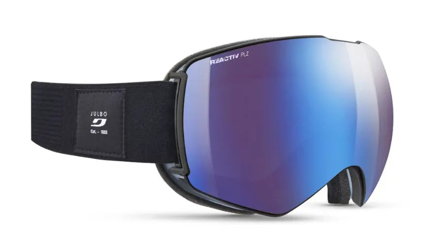 Julbo Lightyear ski goggles in black with light changing polarized lenses