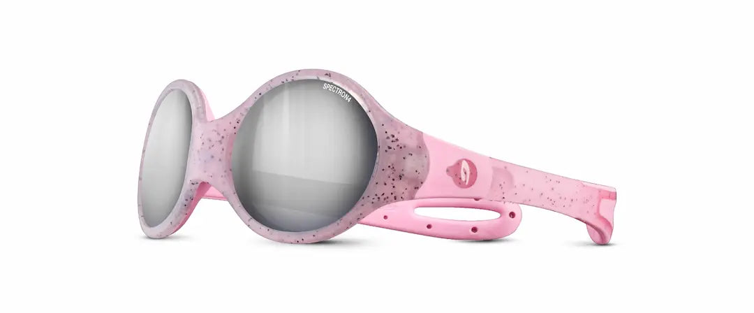 Julbo Loop M baby sunglasses in pink glitter