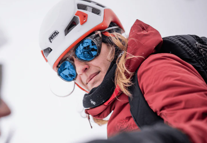 Woman wearing Julbo Millenium Sunglasses