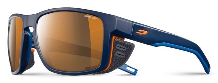 Julbo Shield Sunglasses Bue-Blue-Orange/Chameleon
