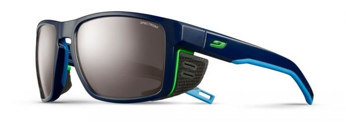 Julbo Shield Sunglasses Dark Blue-Blue-Green/Spectron 4