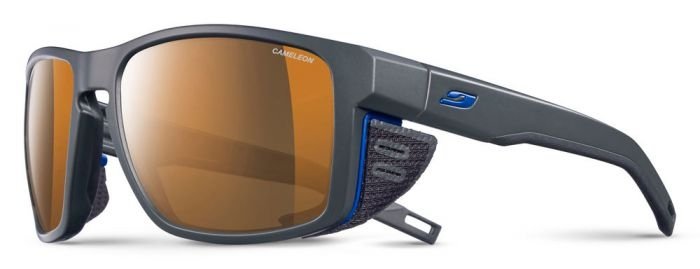 Julbo Shield Sunglasses Blue-Blue-Orange/Chameleon