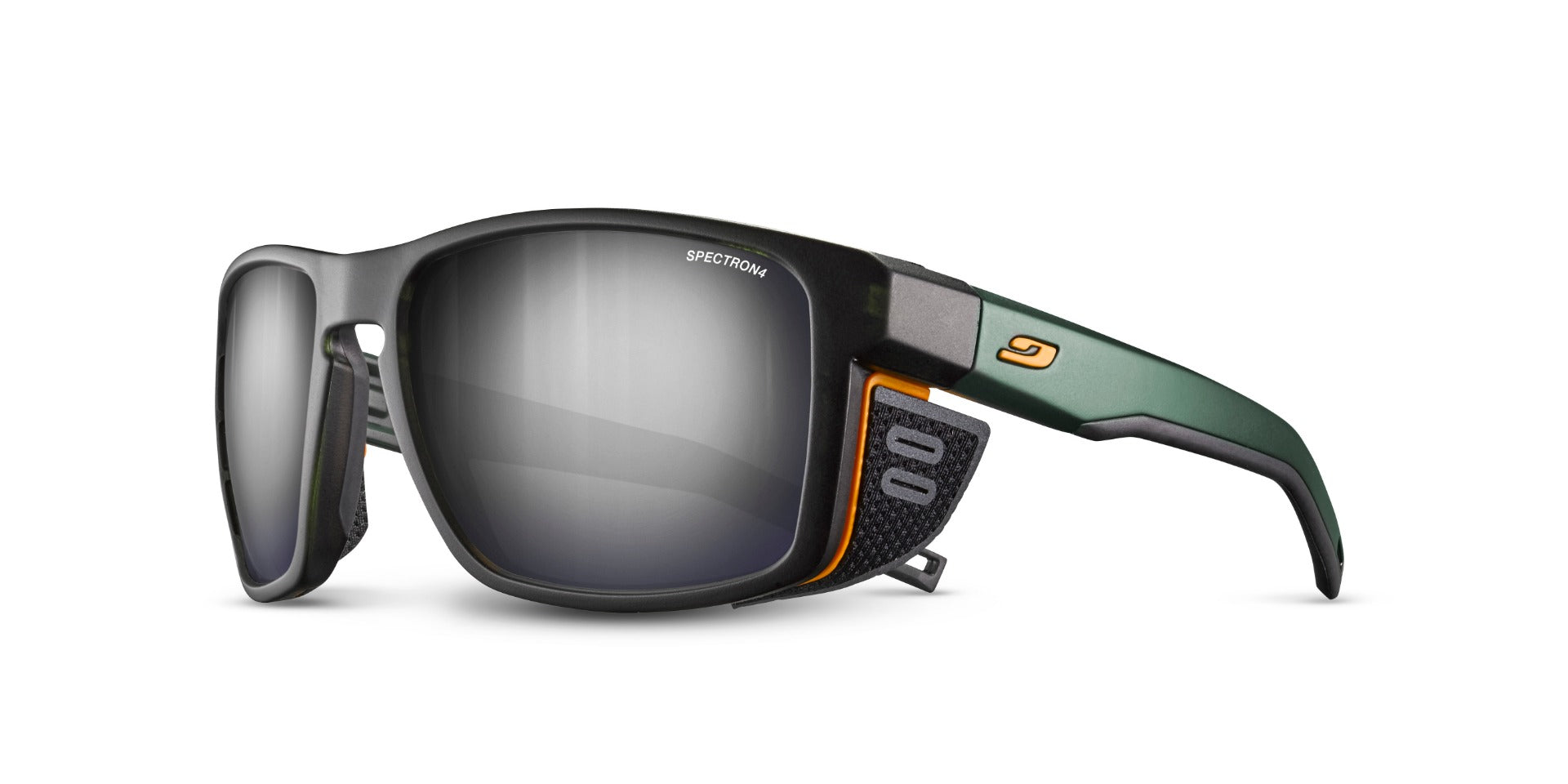 Julbo Shield Translucent Dark Green / Dark Green / Orange Spectron 4