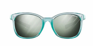 Translucent Ice Blue frame/ REACTIV 1-3 Glare Control lenses