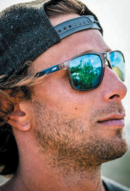 Person wearing Julbo The Streets sunglasses