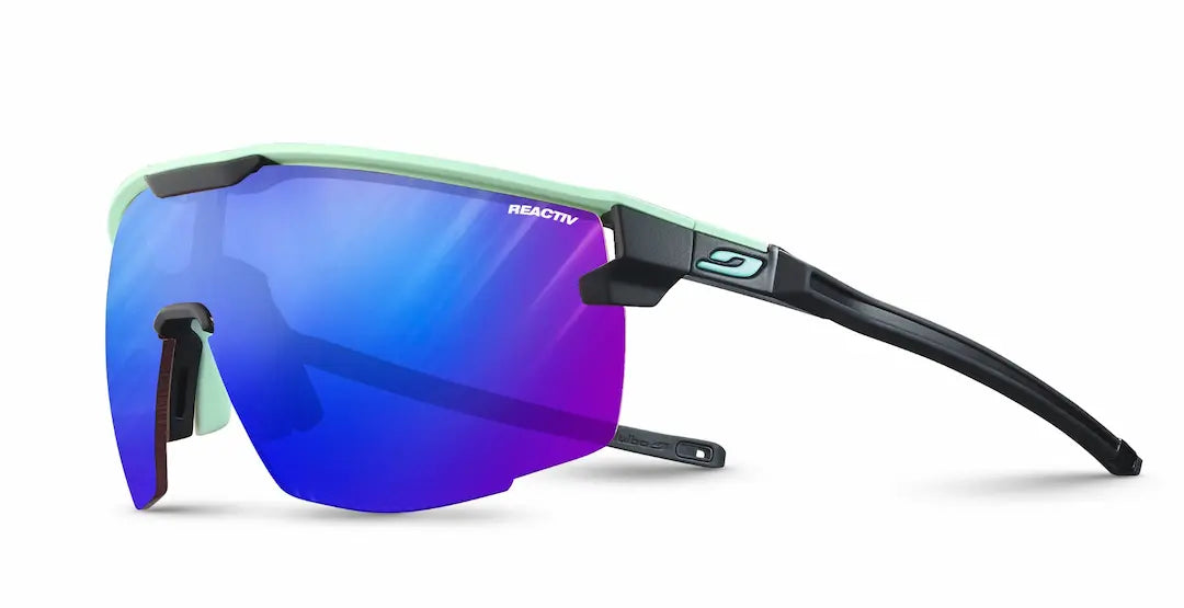 Julbo Ultimate sunglasses in Mint with light changing lenses
