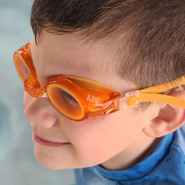 Kid wearing Kids Bright Eyes Swim Goggle 