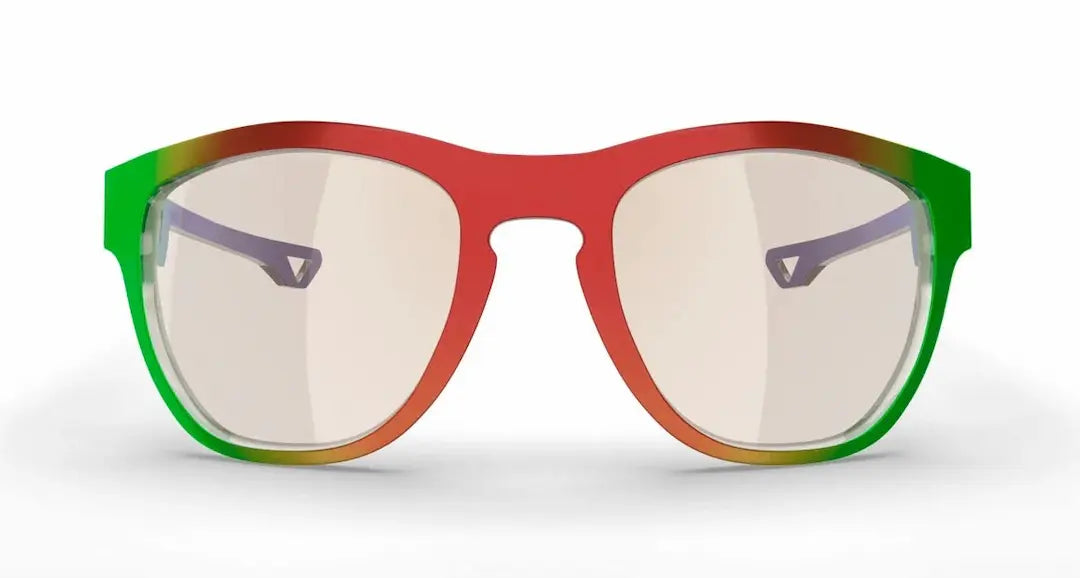 Dink pickleball sunglasses Key Largo in rainbow red