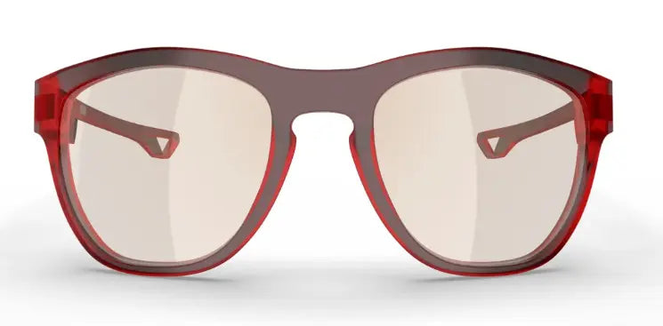 Dink Key West pickleball sunglasses in red with indoor lenses