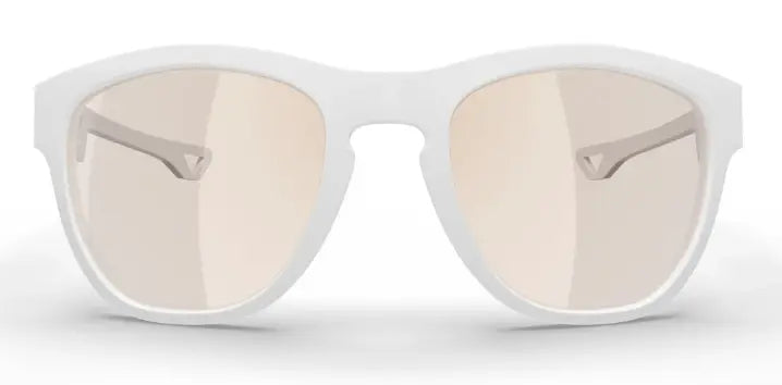 Dink Key West pickleball sunglasses in white with indoor lenses