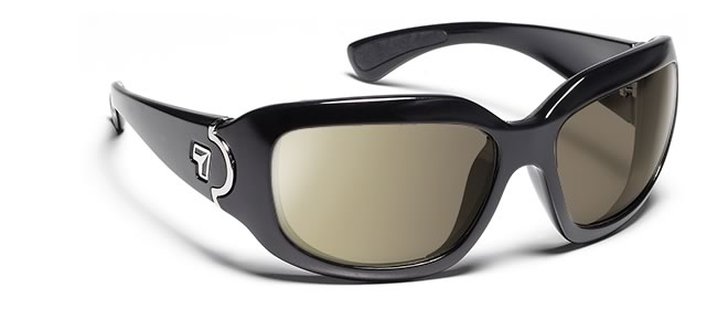 7Eye by Panoptx Leveche  Glossy Black/Photochromic 24:7 Copper NXT Prescription Sunglasses 