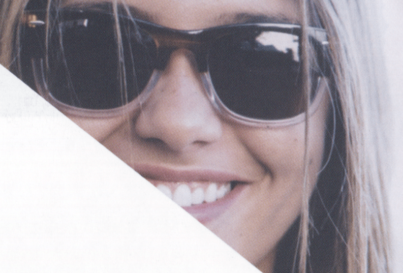 Girl wearing Ocean Lowers sunglasses