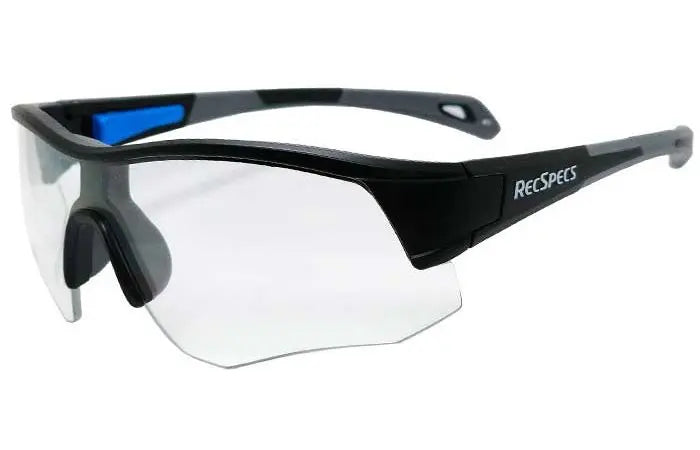 Liberty Sport Rec-Specs Contact Sports Glasses in Black with clear lenses