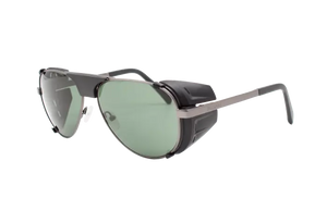 Matte Gunmetal frame/Green Gray lenses