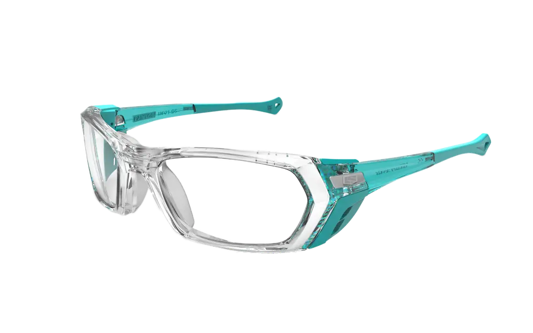 Liberty Sport PPE PTN Clear Turquoise safety glasses