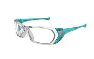 Clear Turquoise frame/Clear FogBlok lenses