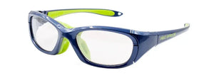 Shiny Navy-Green frame/Clear Silver lenses