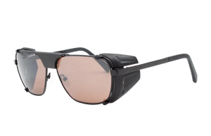 Matte Black frame/Amber Rose Silver lenses