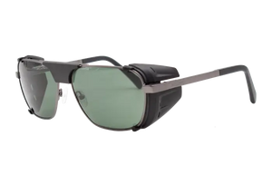 Matte Gunmetal frame/Green Gray lenses