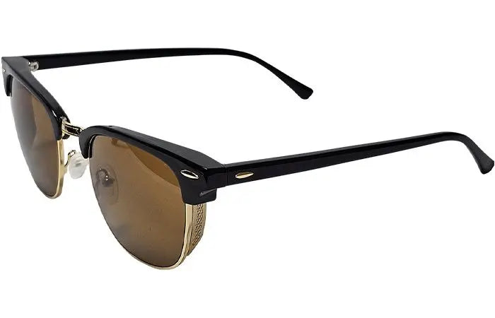 Liberty Sport Vibe sunglasses in black with gold and brown lenses