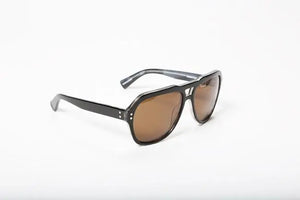 Black with Gray Wood frame/Polarized Bronze lenses