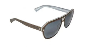 Olive with Pearl Backspray frame/Gray Polarized lenses