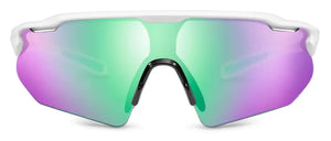 White frame/Diamant High Contrast Dream Green lens