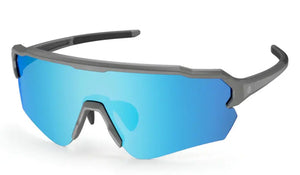 Gray frame/Polarized Revo Blue Ice/Yellow and Clear lenses
